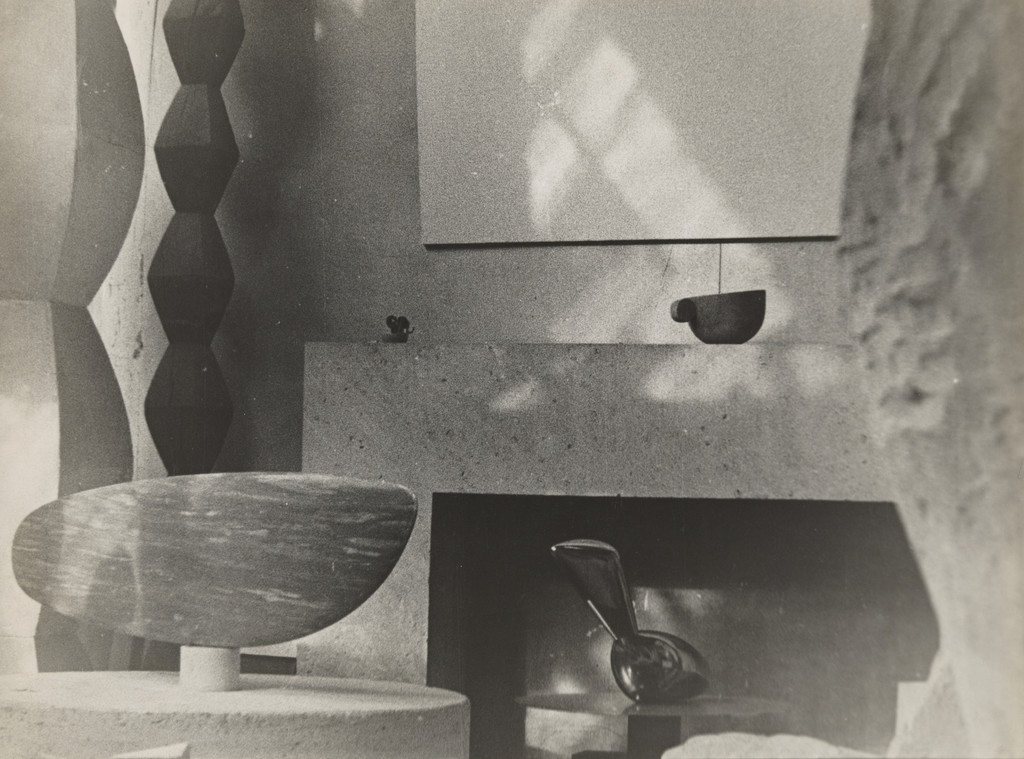 Untitled (View of the Studio with Endless Columns III and IV, The Fish, Leda, and Cup II)
