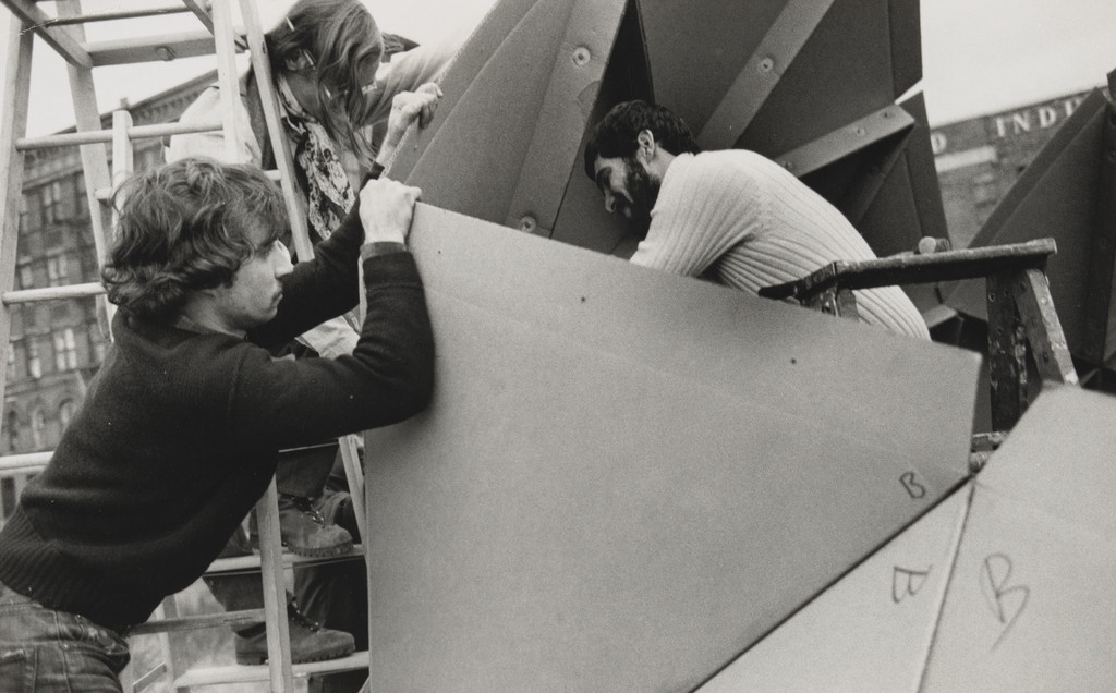 Photograph from the book CHARAS: The Improbable Dome Builders (1973)
