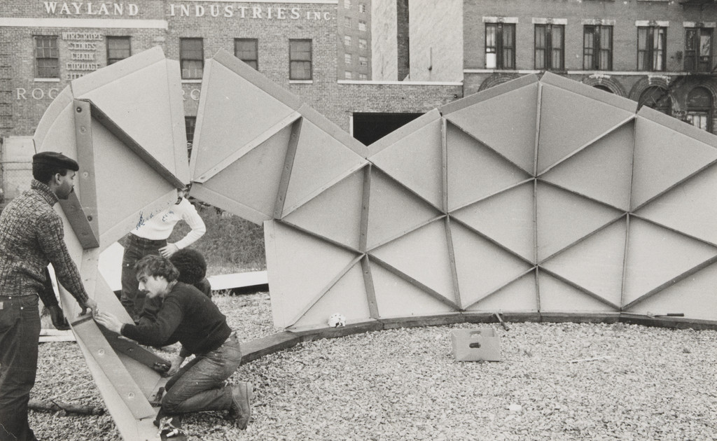 Photograph from the book CHARAS: The Improbable Dome Builders (1973)