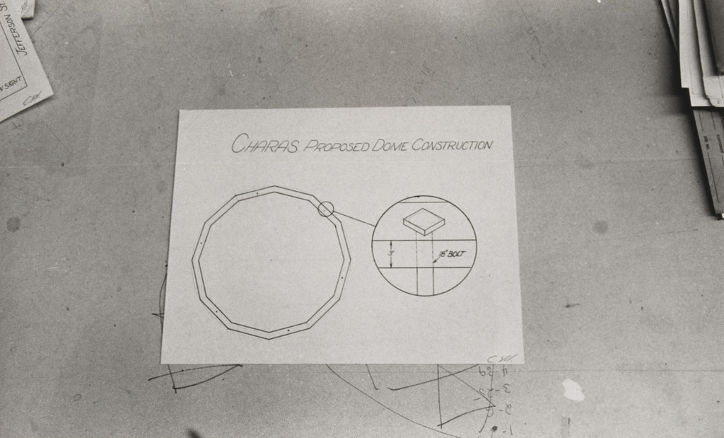 Photograph from the book CHARAS: The Improbable Dome Builders (1973)