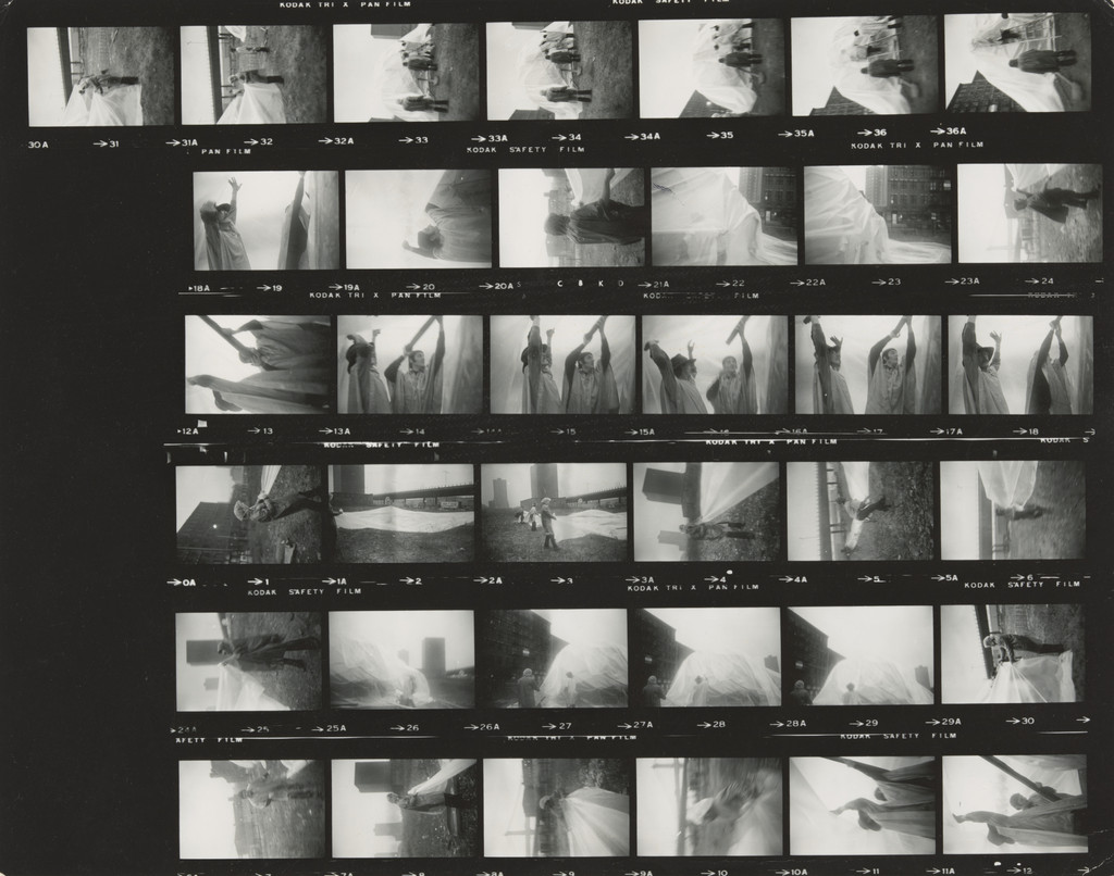 Contact sheet from the book CHARAS: The Improbable Dome Builders (1973)