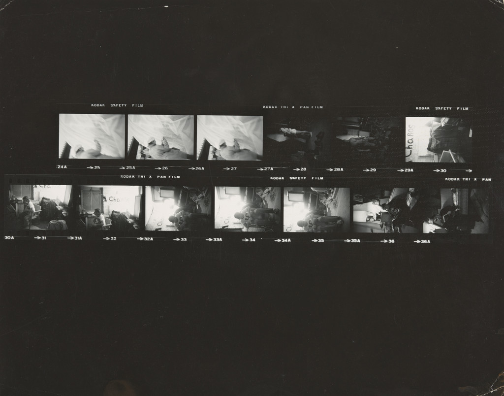 Contact sheet from the book CHARAS: The Improbable Dome Builders (1973)