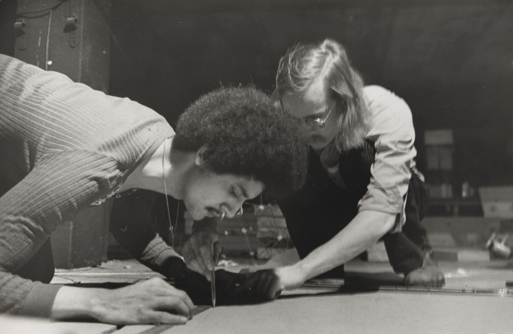 Photograph from the book CHARAS: The Improbable Dome Builders (1973)