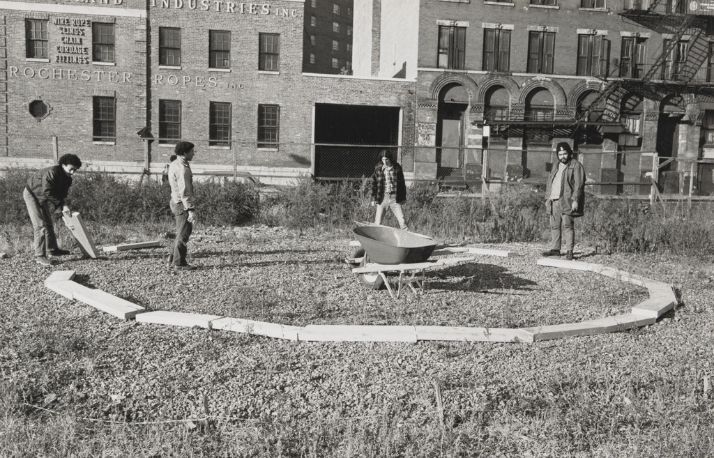 Photograph from the book CHARAS: The Improbable Dome Builders (1973)