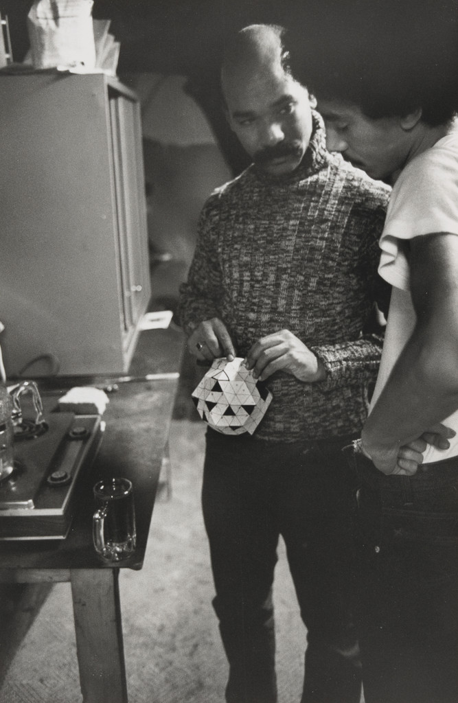 Photograph from the book CHARAS: The Improbable Dome Builders (1973)