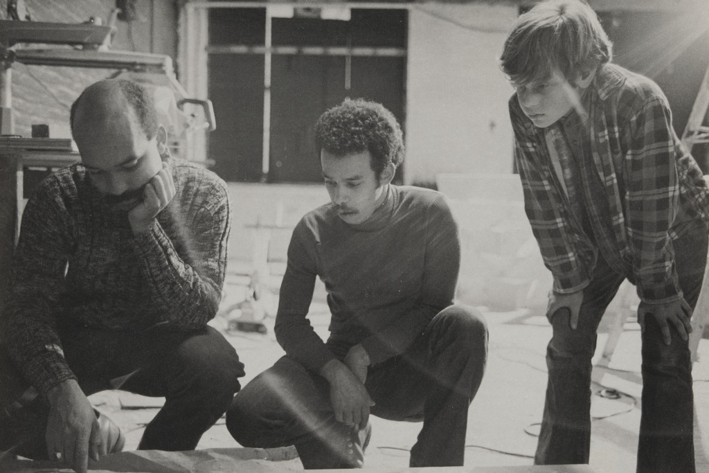 Photograph from the book CHARAS: The Improbable Dome Builders (1973)
