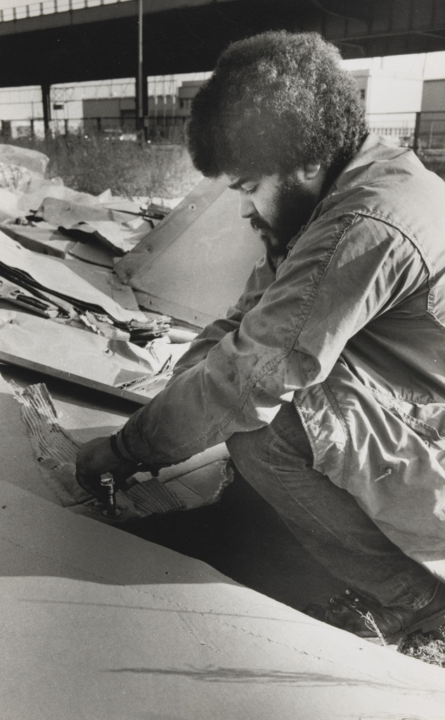 Photograph from the book CHARAS: The Improbable Dome Builders (1973)