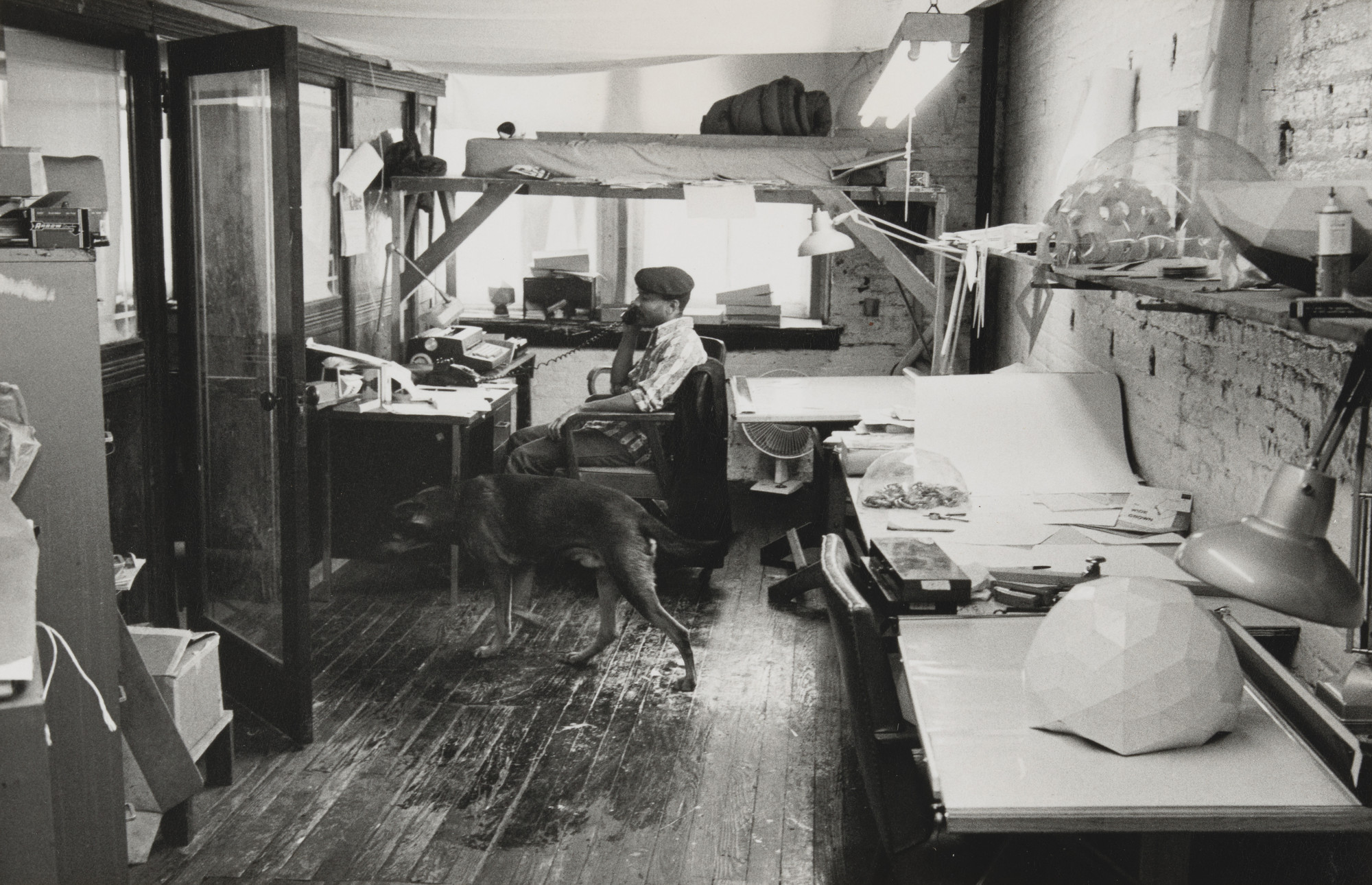 Syeus Mottel. Photograph from the book CHARAS: The Improbable Dome Builders (1973)