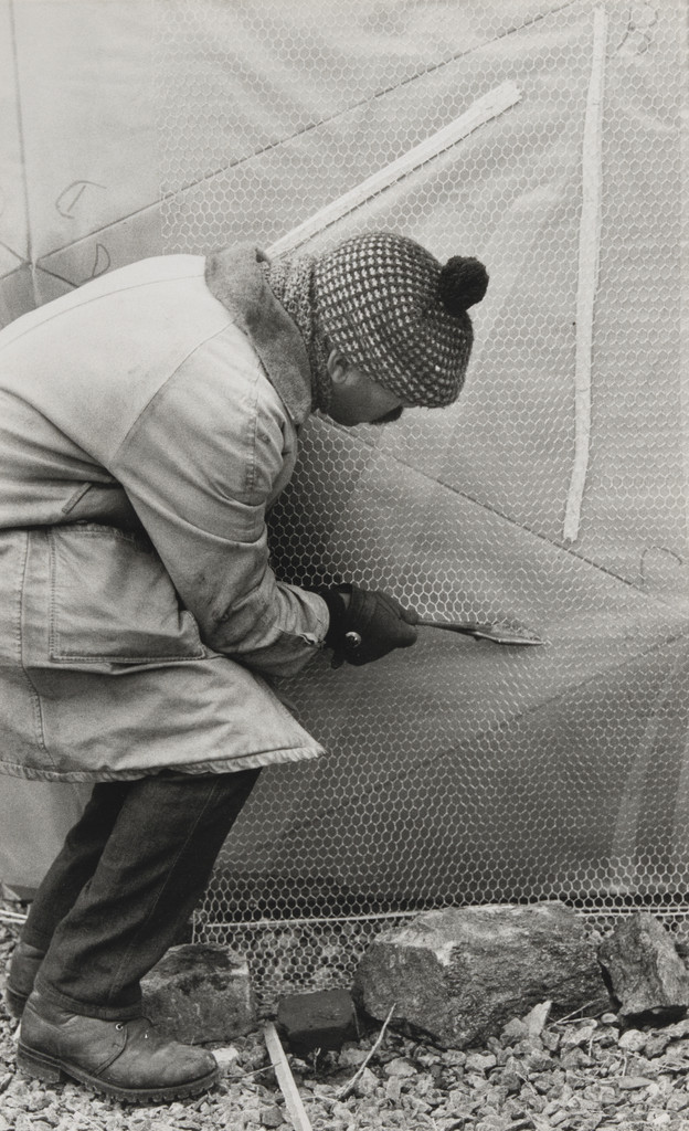 Photograph from the book CHARAS: The Improbable Dome Builders (1973)
