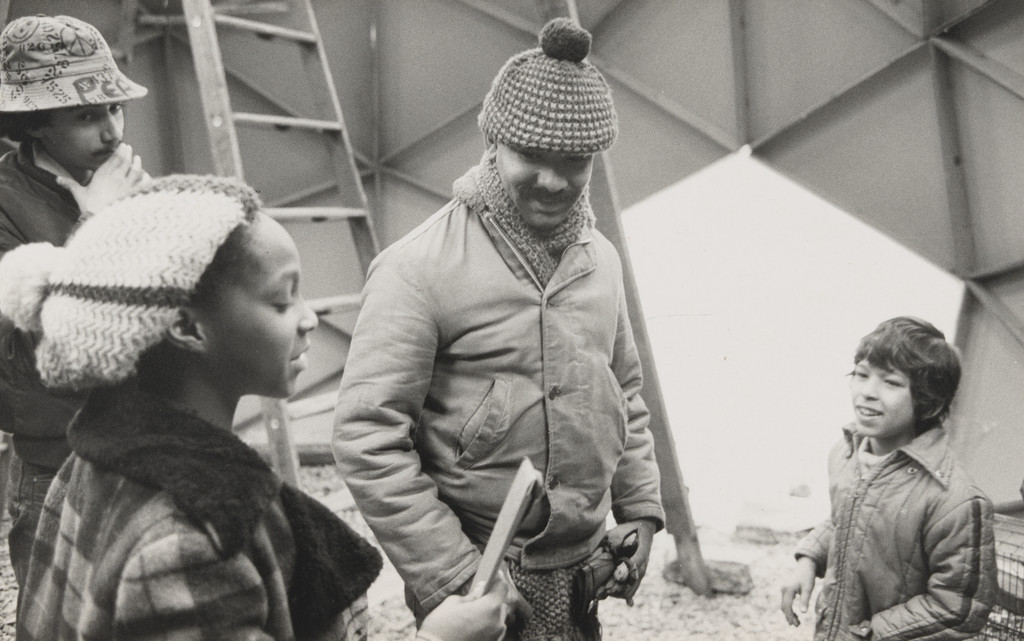 Photograph from the book CHARAS: The Improbable Dome Builders (1973)