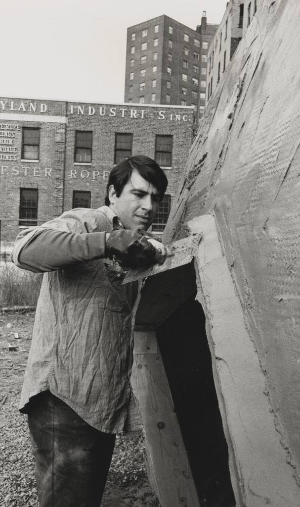 Photograph from the book CHARAS: The Improbable Dome Builders (1973)