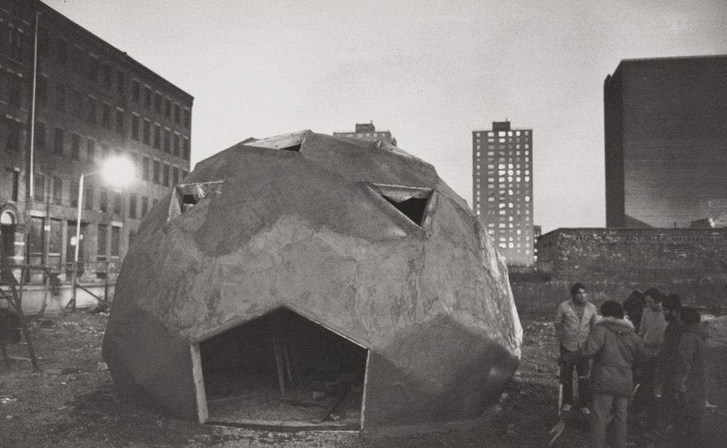 Photograph from the book CHARAS: The Improbable Dome Builders (1973)