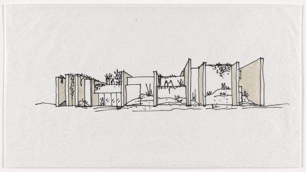 Sea of Cortez Research Center, Mazatlan, Mexico (Exterior sketch)