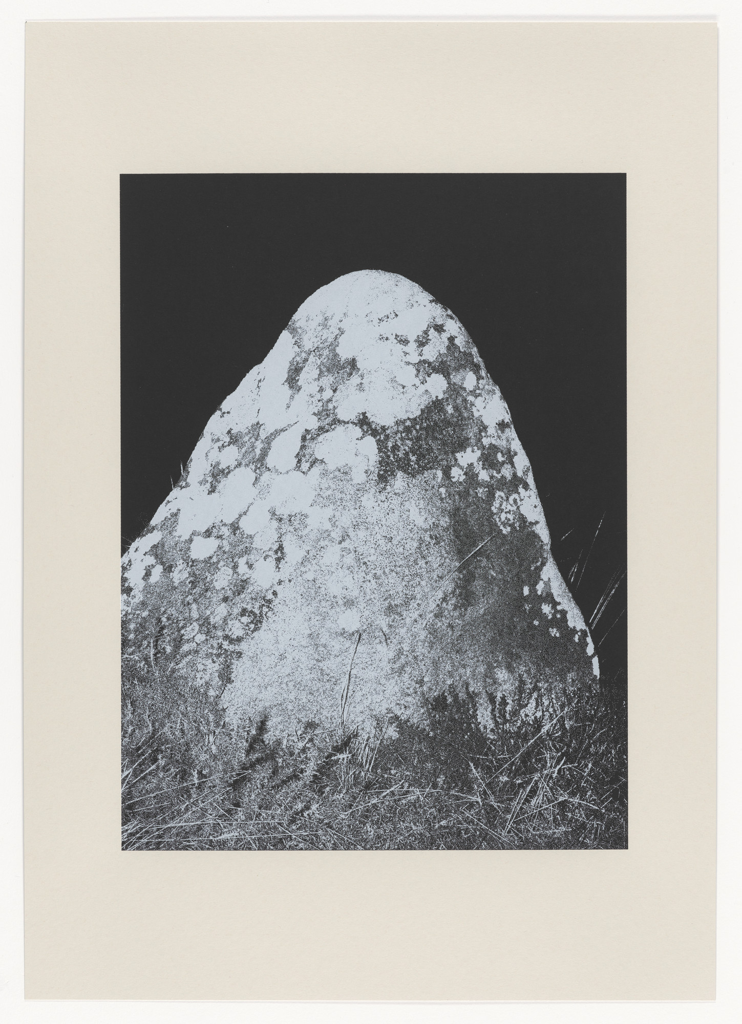 Stefano Graziani. Carnac or les alignements. The whale. At Night, Carnac I from the portfolio Four Five Six