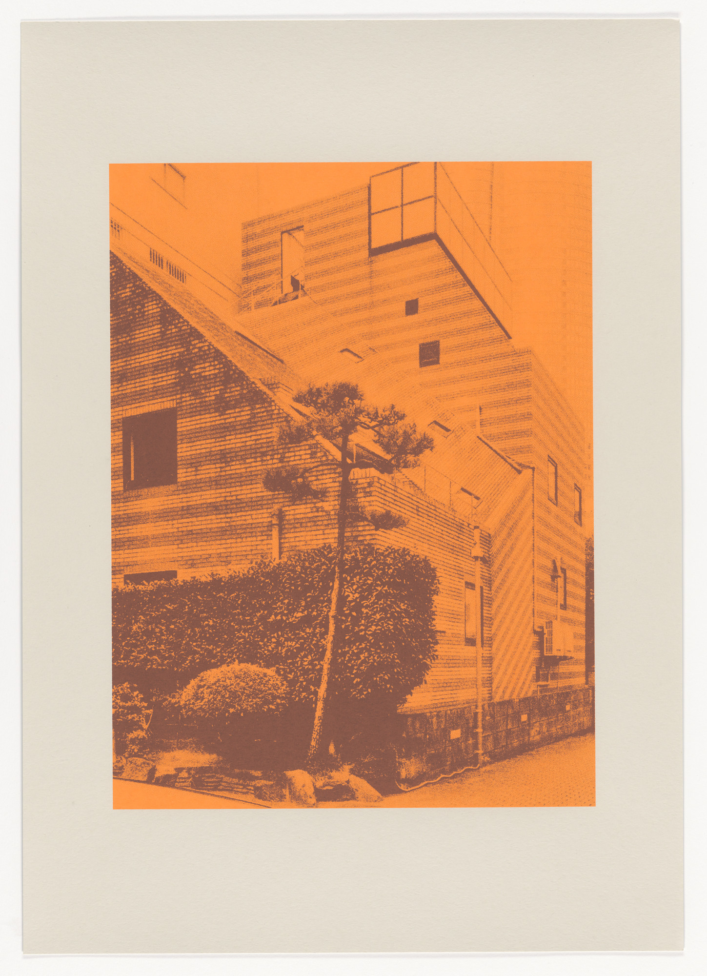 Stefano Graziani. Striped House, architect Kakumasa Yamashita 1981, Roppongi, Tokyo II from the portfolio Four Five Six