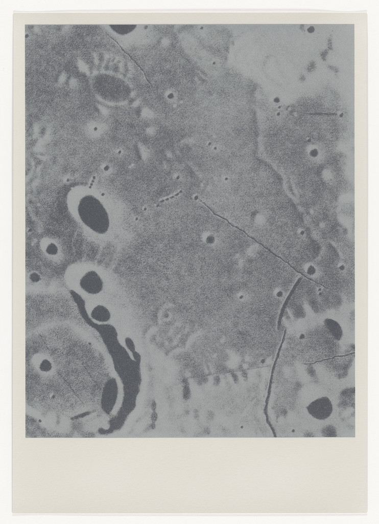 Johann Nepomuk Krieger,  Mond-Atlas, entworfen nach den Beobachtungen an der Pia-Sternwarte in Triest 1898, Trieste (from Under the volcano  and other stories, Mazzoli ed.  Modena, 2009) from the portfolio Four Five Six