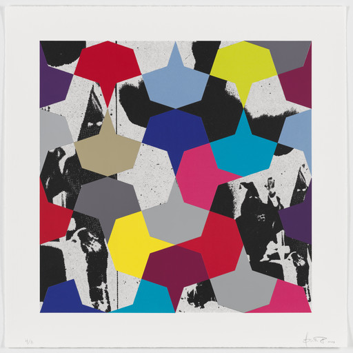 Odili Donald Odita. Burning Cross