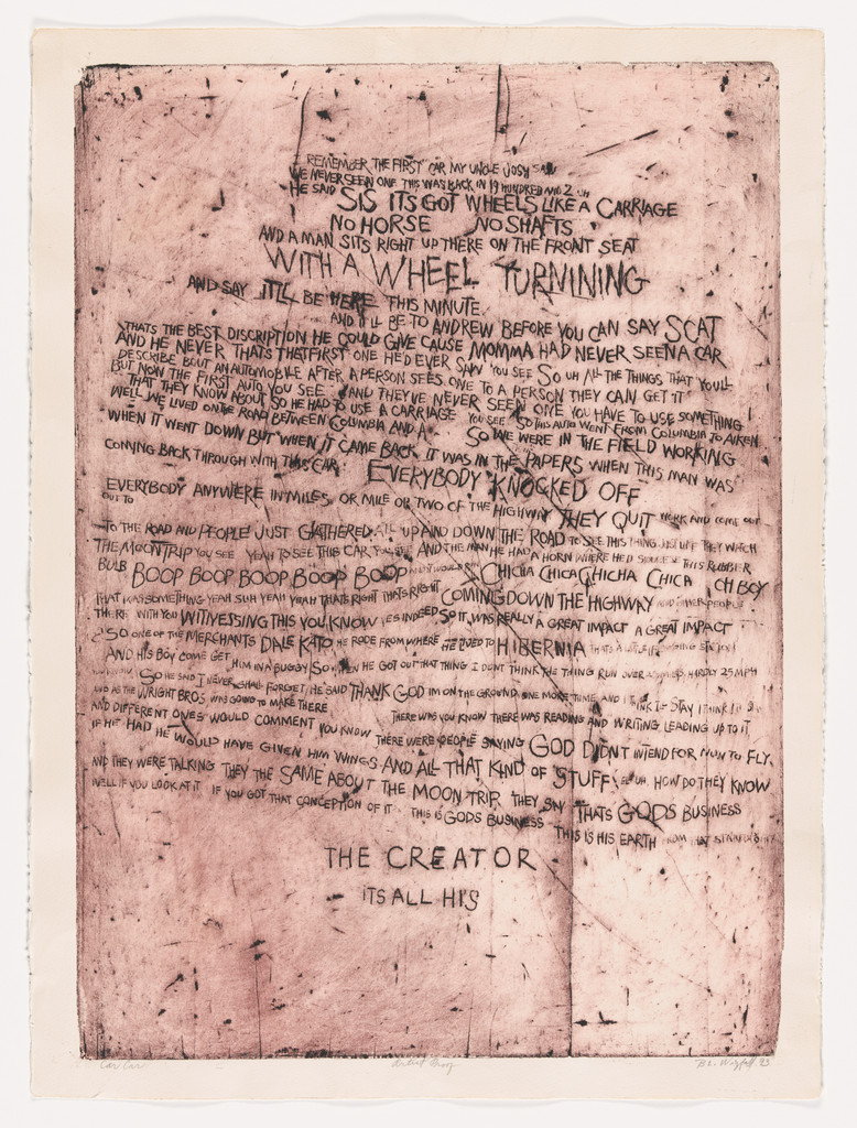 Car Car, Benjamin Wigfall, 1993