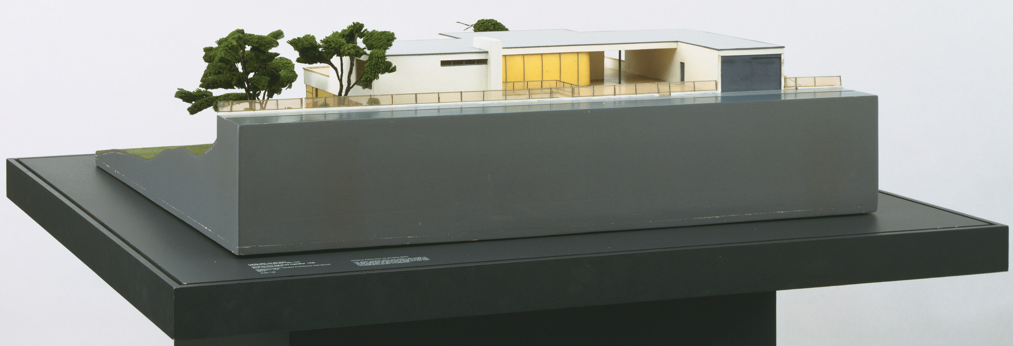 Ludwig Mies van der Rohe. Tugendhat House, Brno, Czechoslovakia (Model of final version). 1928-1930