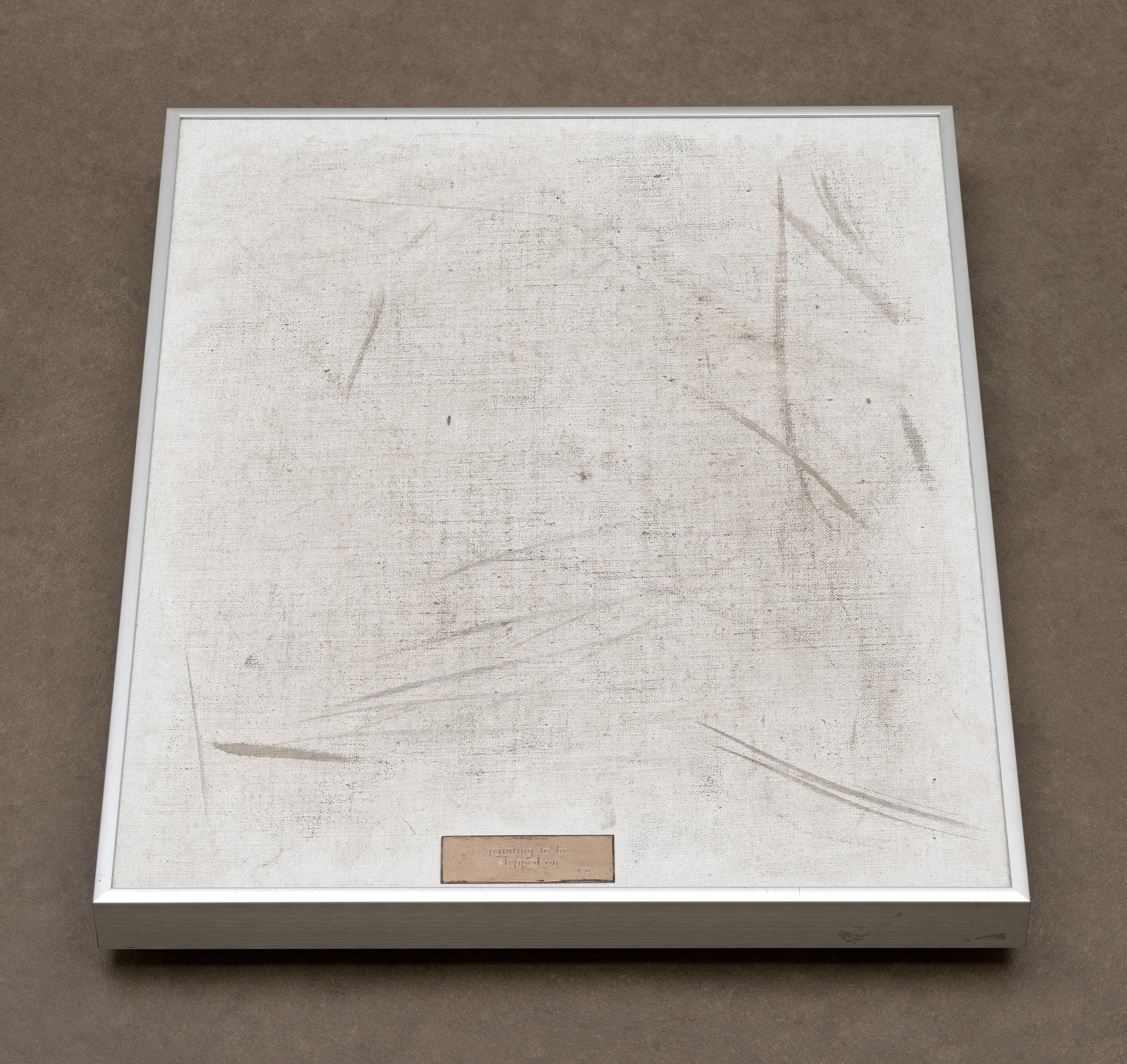 Yoko Ono. Painting to Be Stepped On. 1960 | MoMA