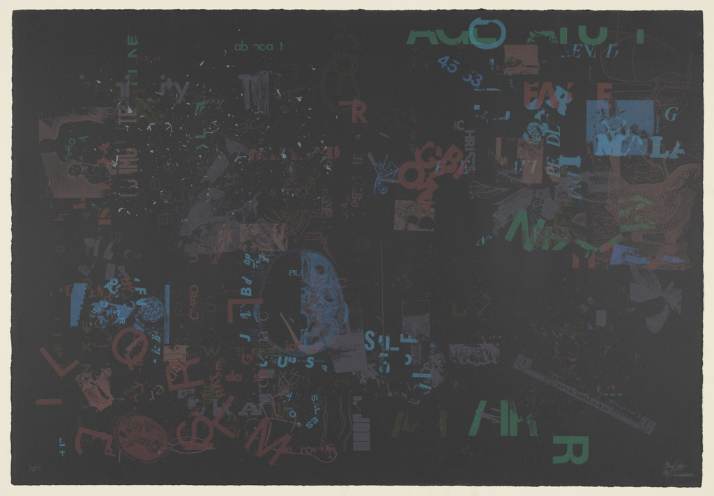 Not Wanting to Say Anything about Marcel, Lithograph A, John Cage, 1969