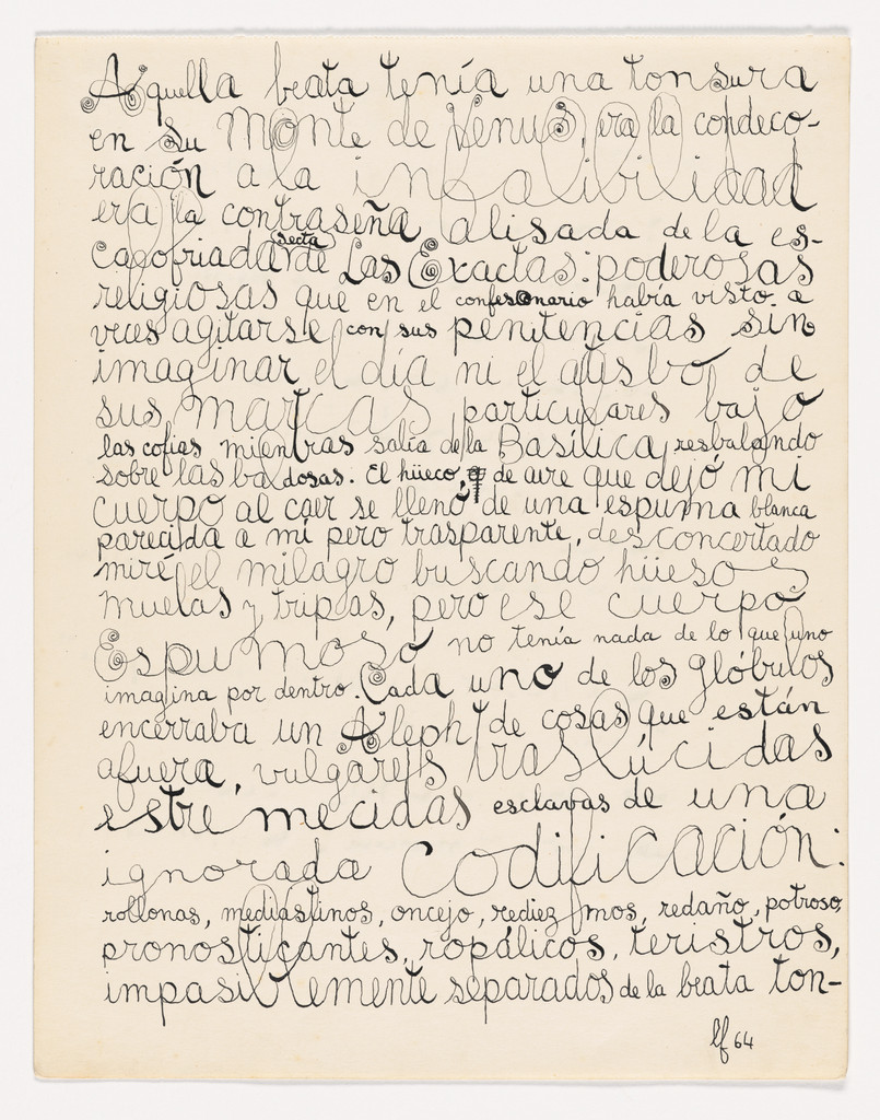 Aquella beata tenía (That pious person had), León Ferrari, 1964