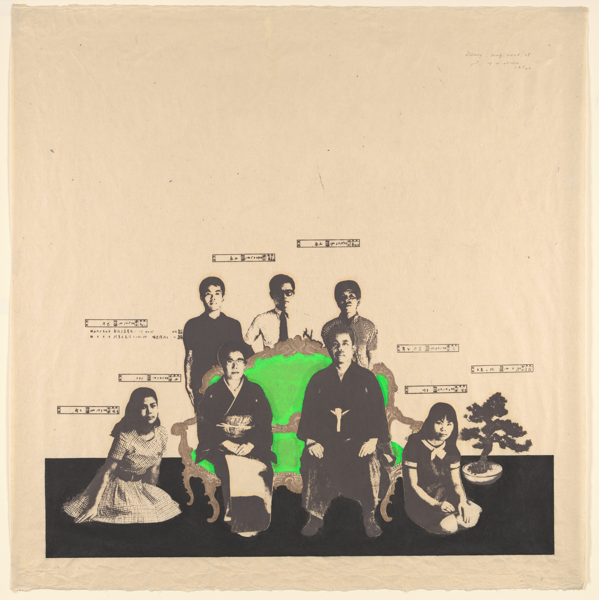 Tetsuya Noda. Diary: Aug. 22nd '68