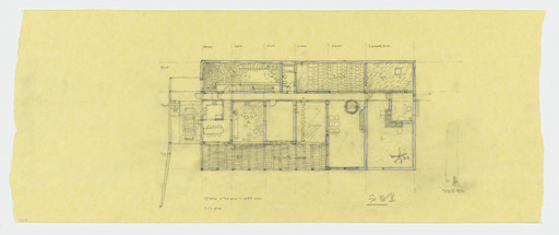 Seung H-Sang. Subaek-dang Residence, Namyangju, Korea (Elevation sketch)