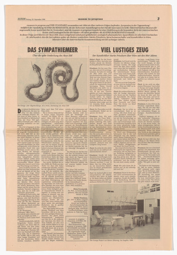 Martin Prinzhorn. Untitled for the Museum in Progress project Symposia: Austria im Rosennetz