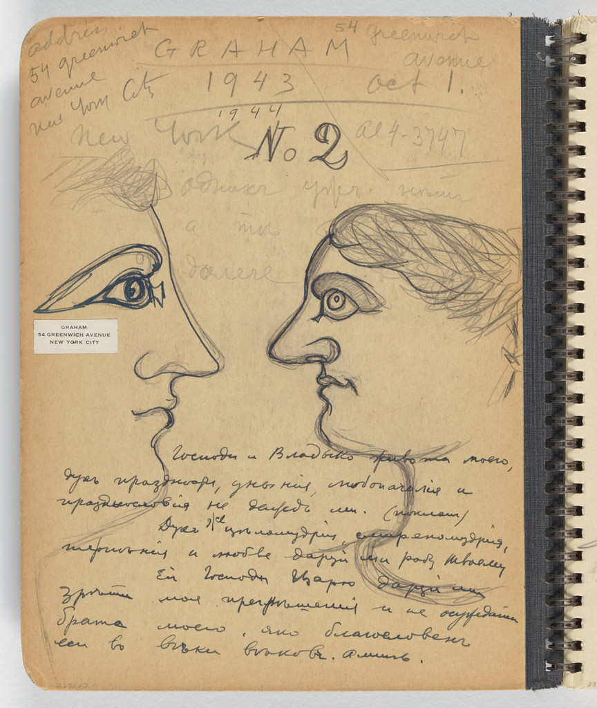 Sketchbook, John D. Graham, 1943–44
