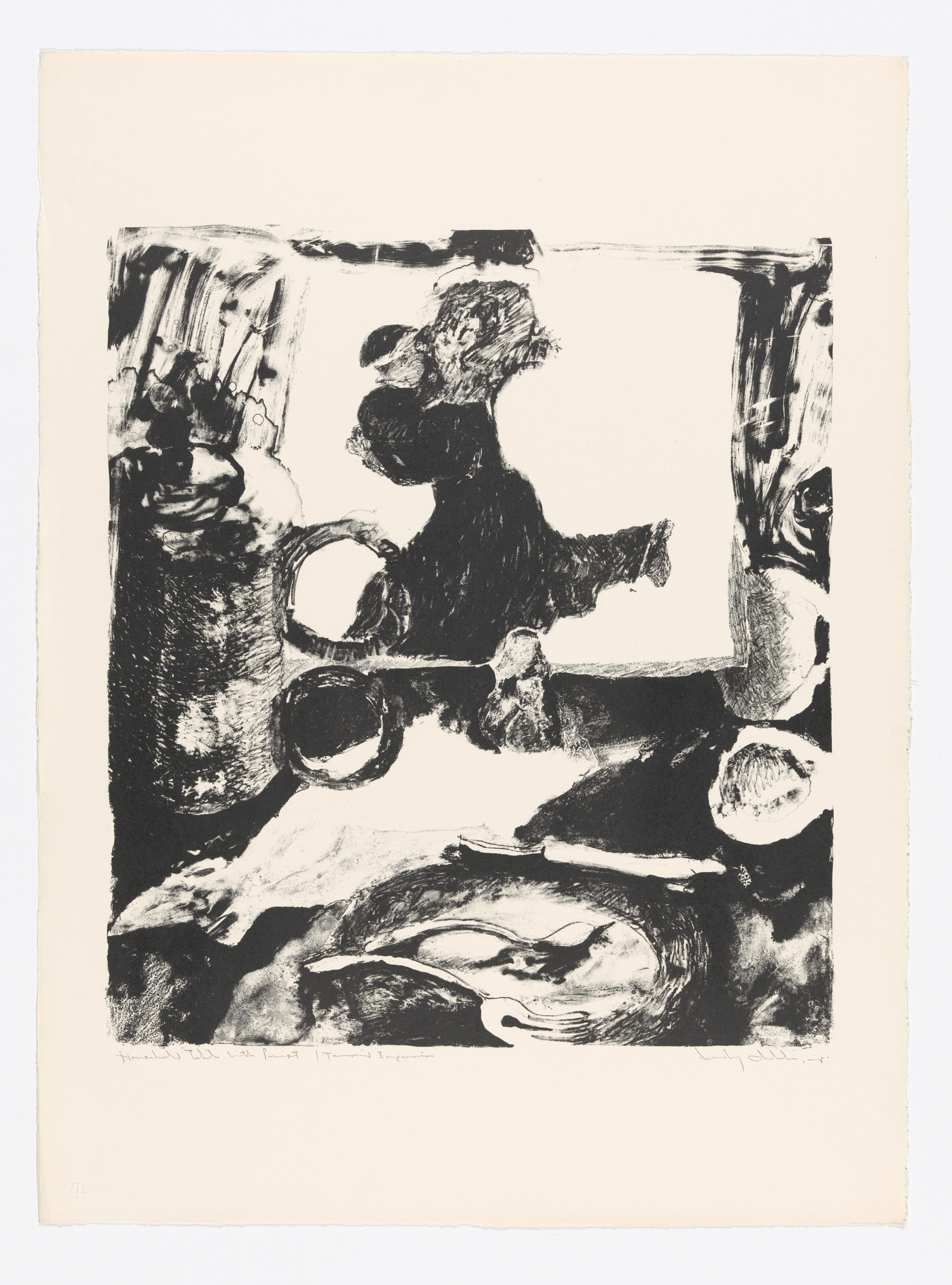 Wesley Chamberlin. Household Table with Priest