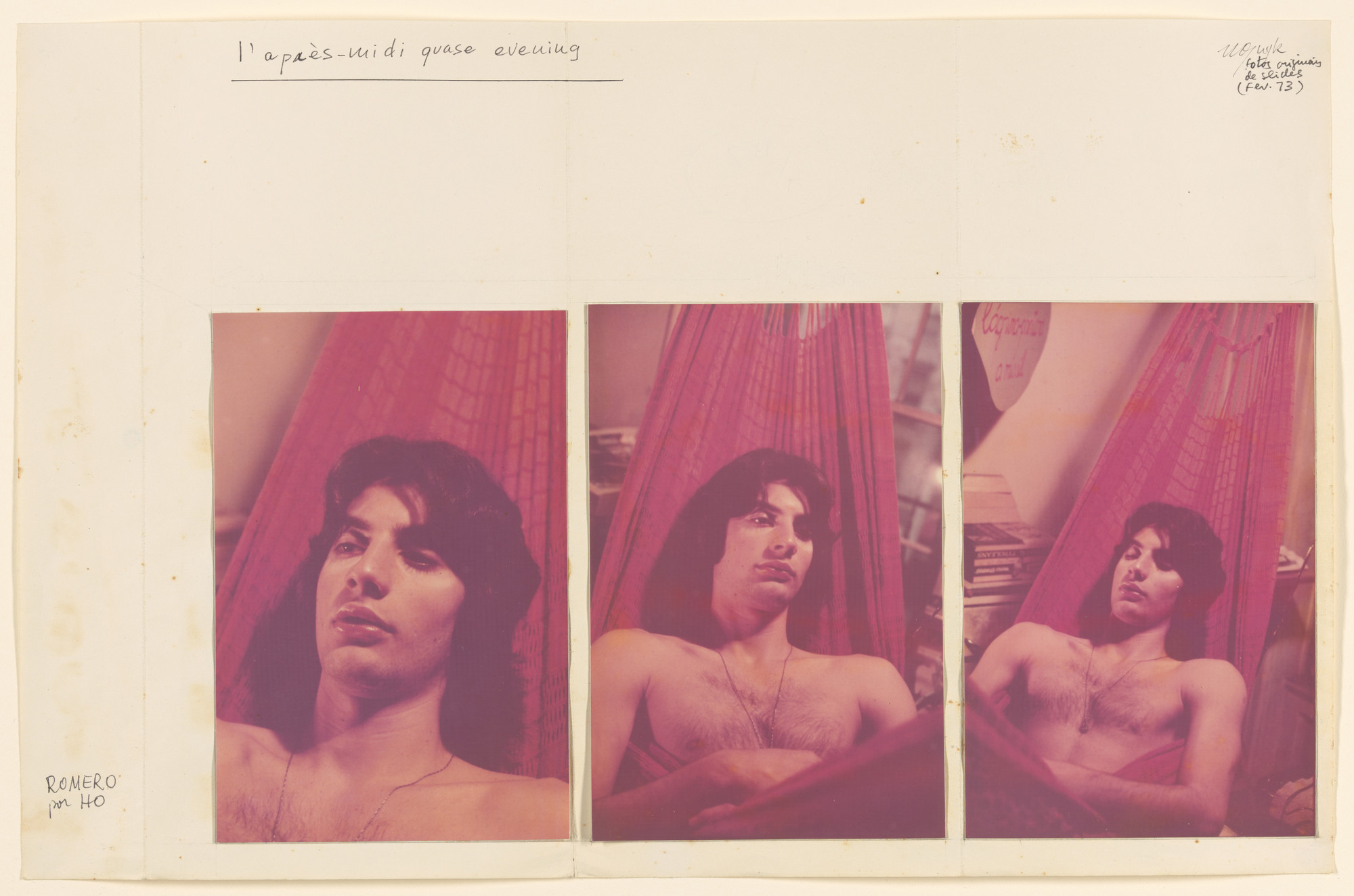 Hélio Oiticica. The afternoon almost evening