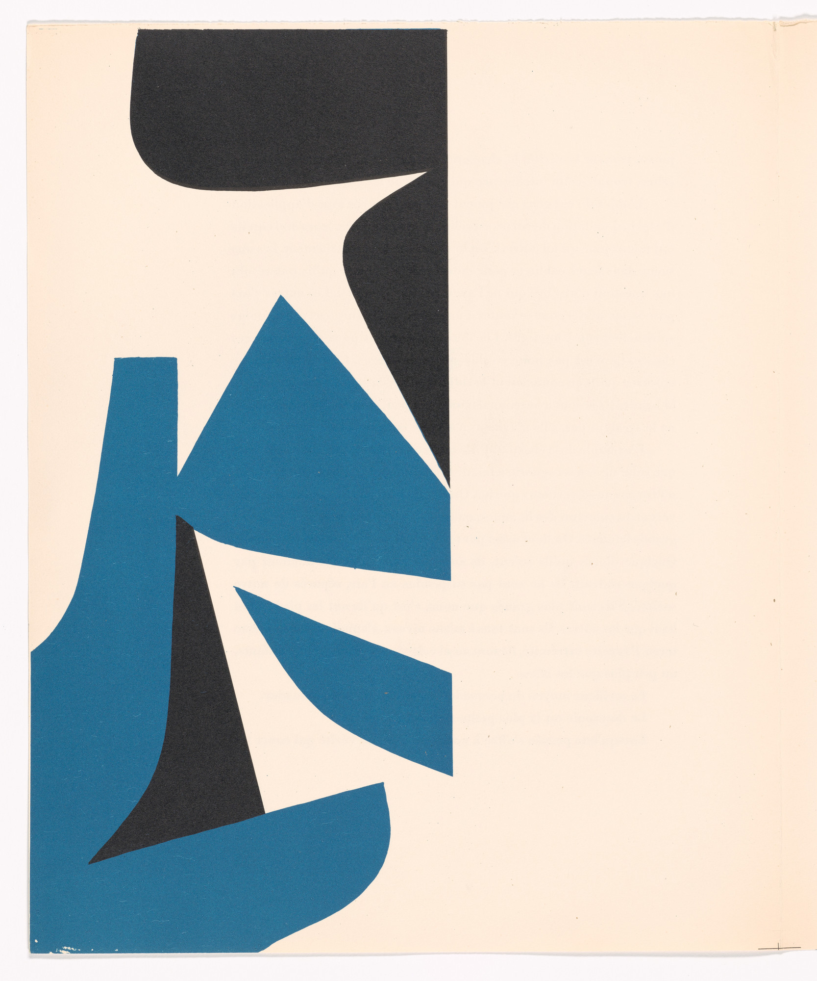 Jean Dewasne. Plate (page 60) from Préface à un livre futur