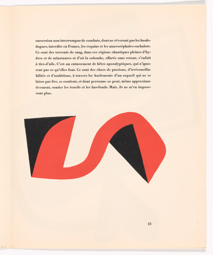 Jean Dewasne. In-text plate (page 21) from Préface à un livre futur