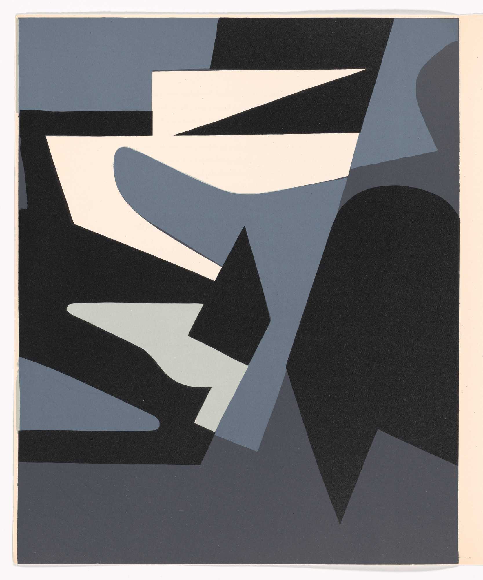 Jean Dewasne. Plate (page 26) from Préface à un livre futur