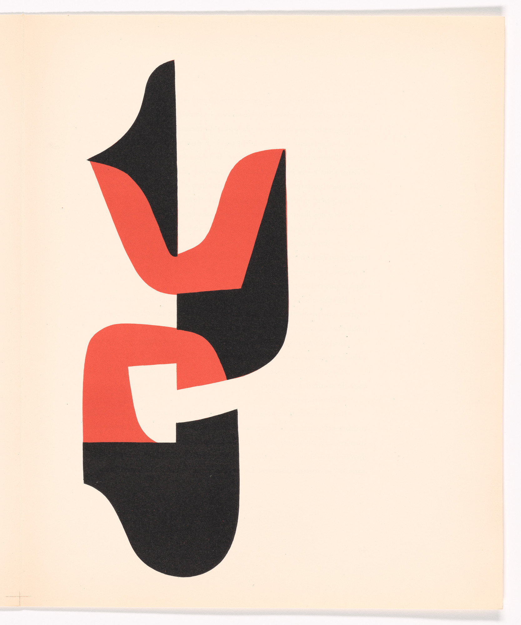Jean Dewasne. Plate (page 45) from Préface à un livre futur