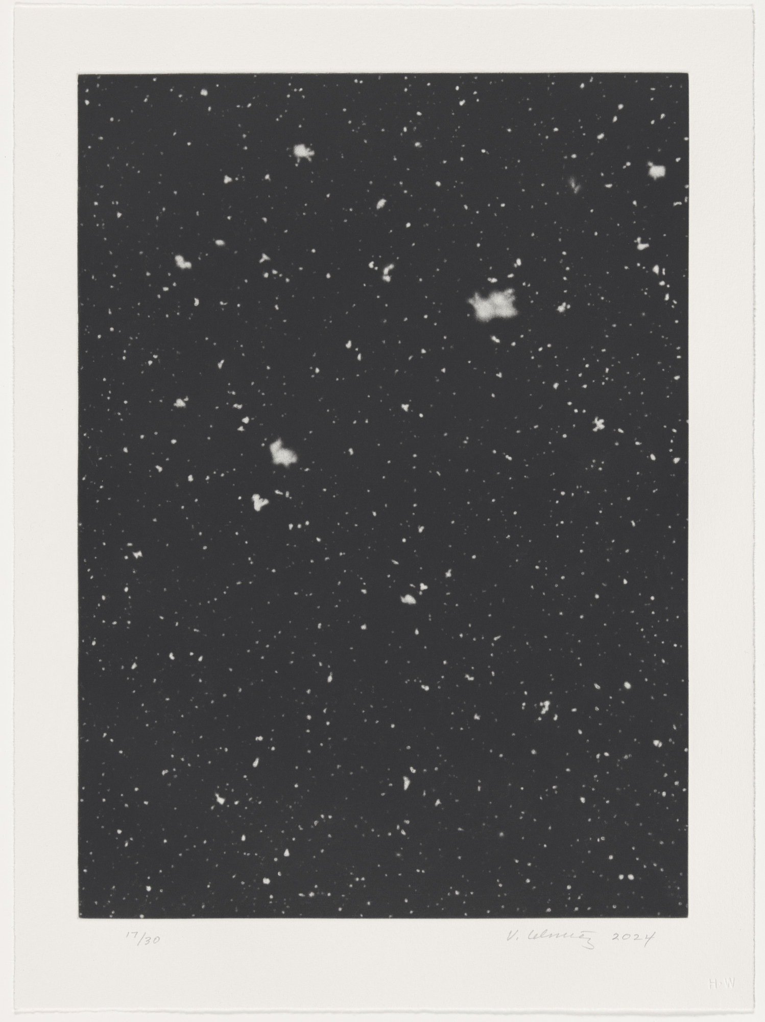 Vija Celmins. Untitled (snow)