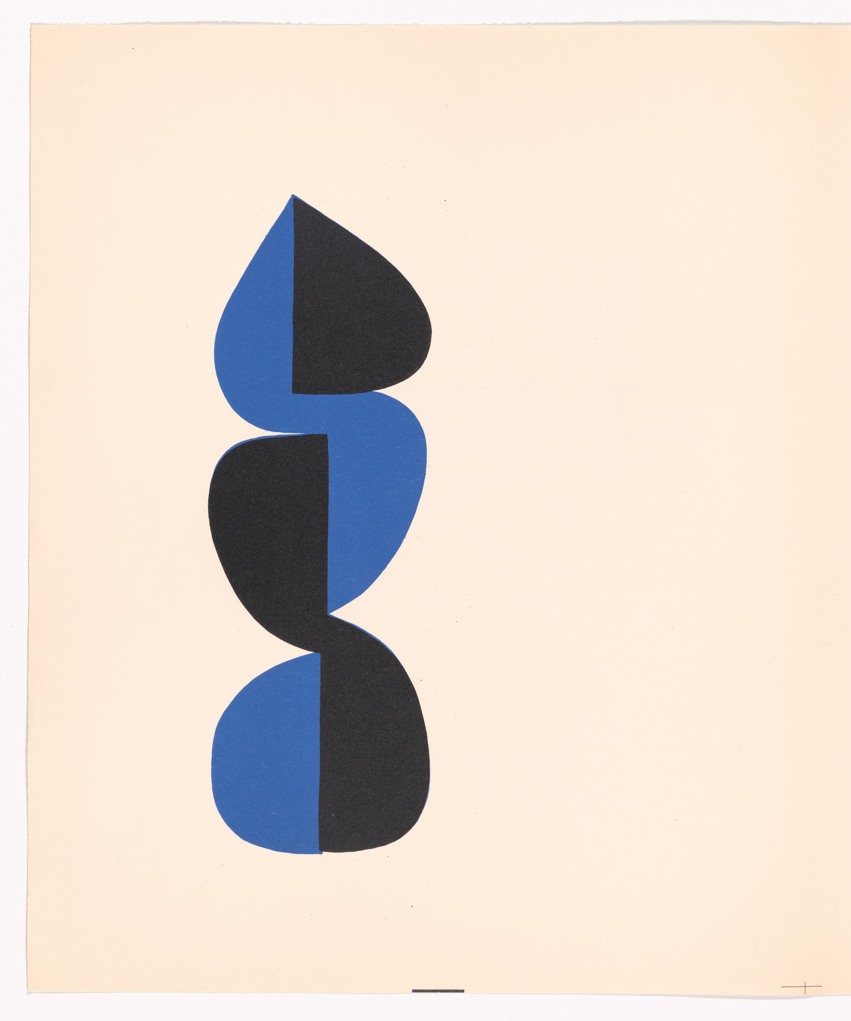 Jean Dewasne. Plate (page 12) from Préface à un livre futur
