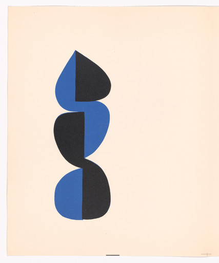 Jean Dewasne. Plate (page 12) from Préface à un livre futur