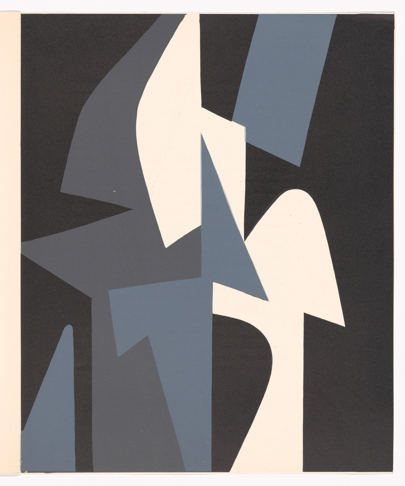 Jean Dewasne. Plate (page 47) from Préface à un livre futur