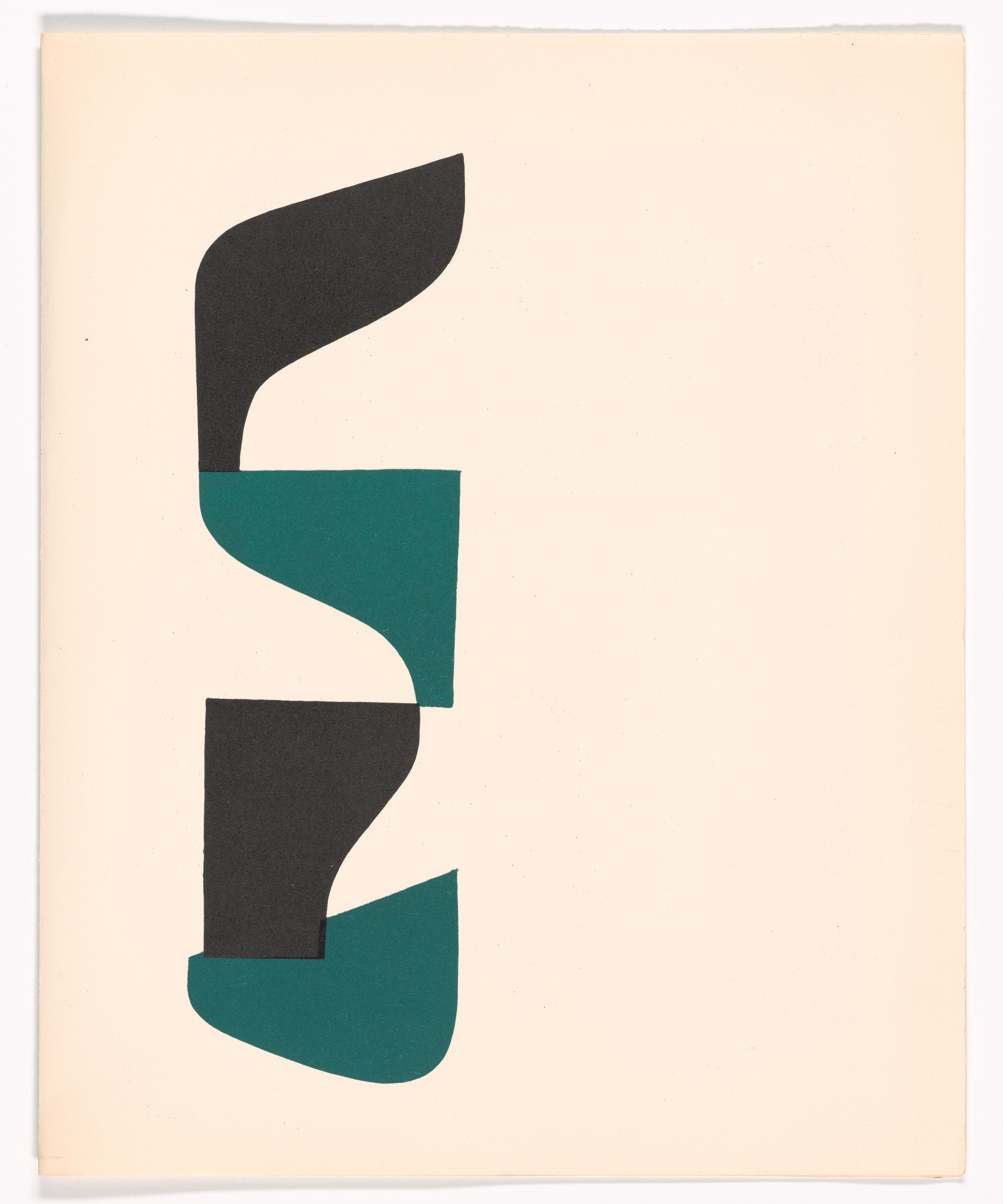 Jean Dewasne. Plate (page 51) from Préface à un livre futur