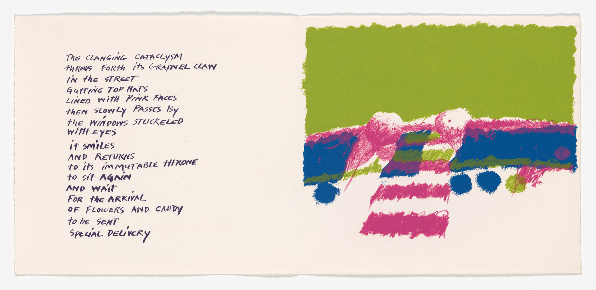 Kinji Akagawa. The Clanging Cataclysm (plate II) from Pink Jelly