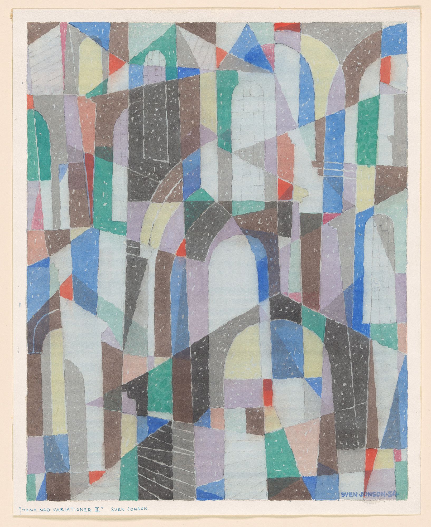Sven Jonson. Theme and Variations II
