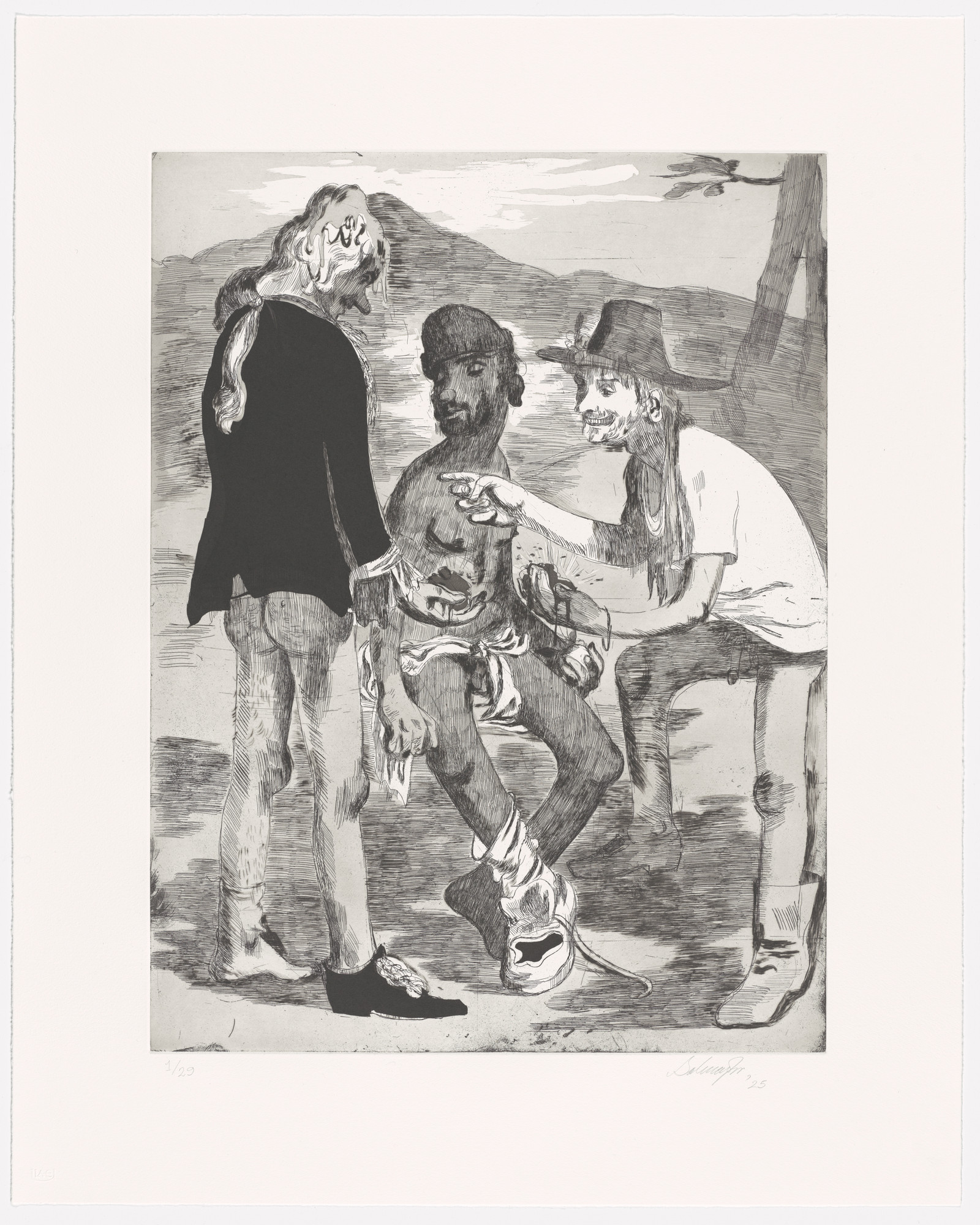 Salman Toor. The Barter