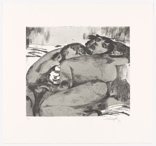 Salman Toor. The Cuddlers