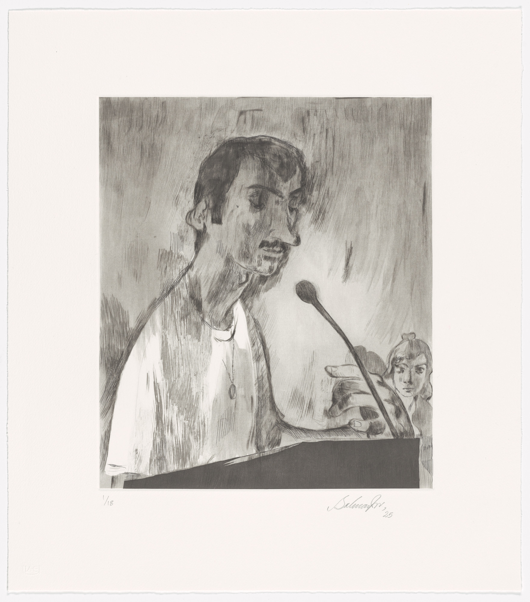 Salman Toor. The Speaker