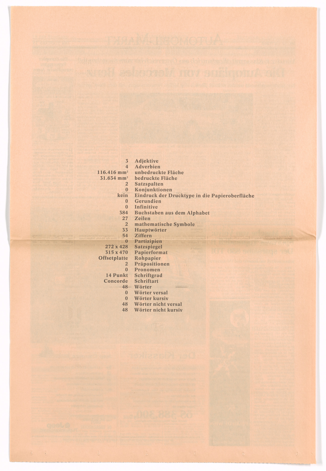 Dan Graham. Untitled from the Museum in Progress project Interventions