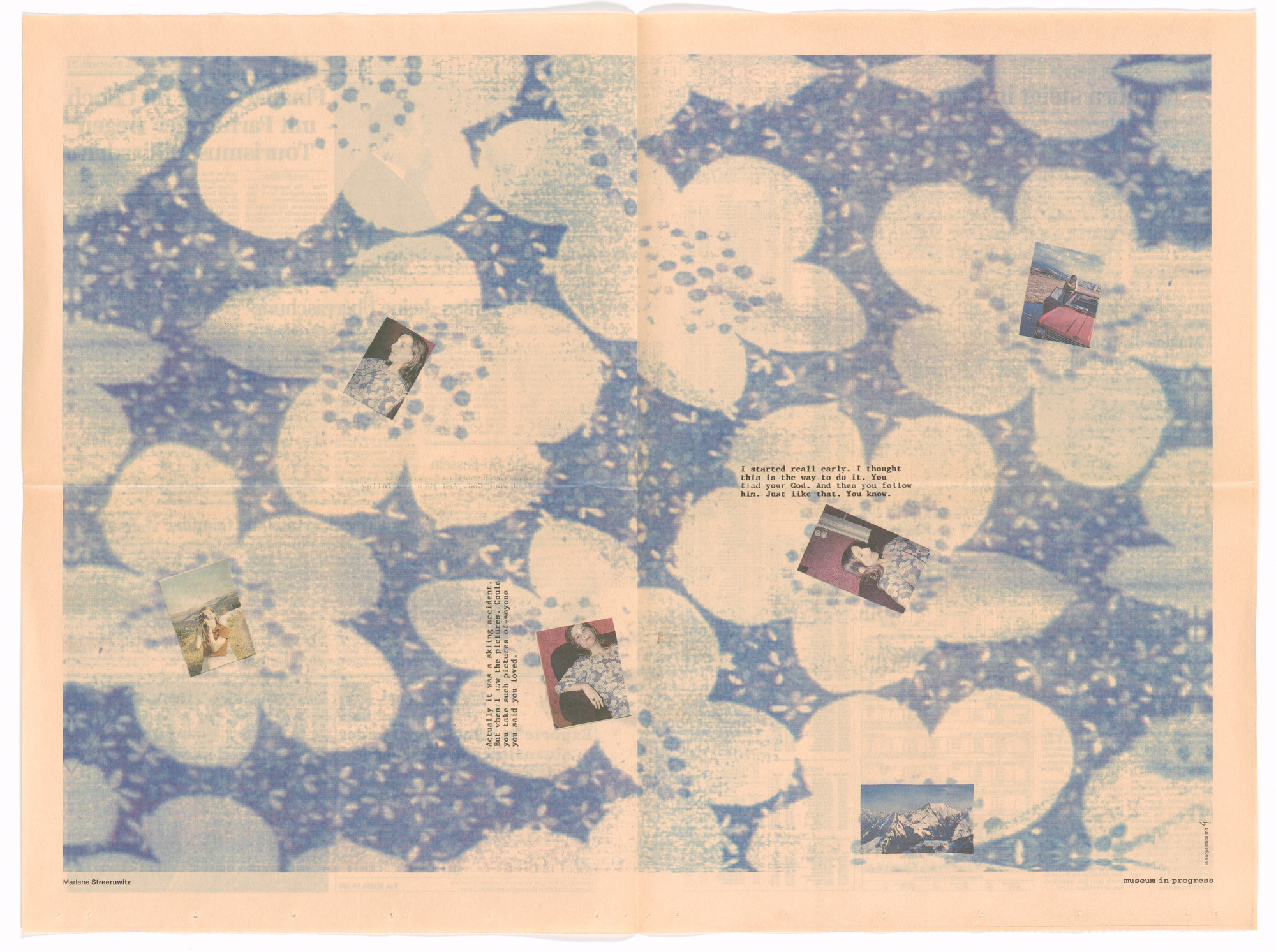 Marlene Streeruwitz. Untitled from the Museum in Progress project Interventions