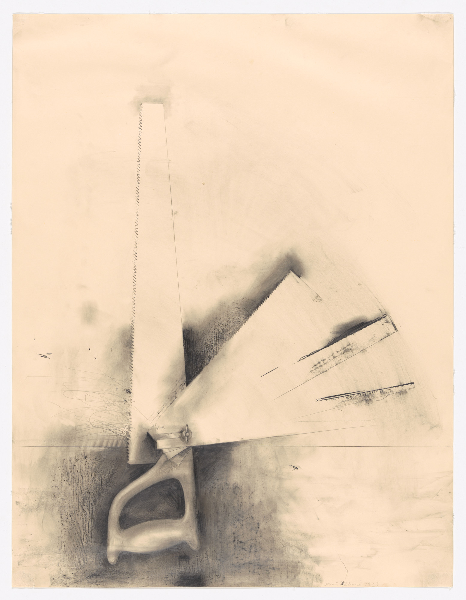 Jim Dine. Untitled (Five-bladed Saw) from Untitled Tool Series