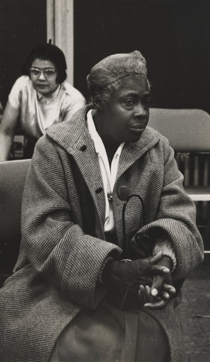 Mildred Grossman. Untitled (woman with folded hands)